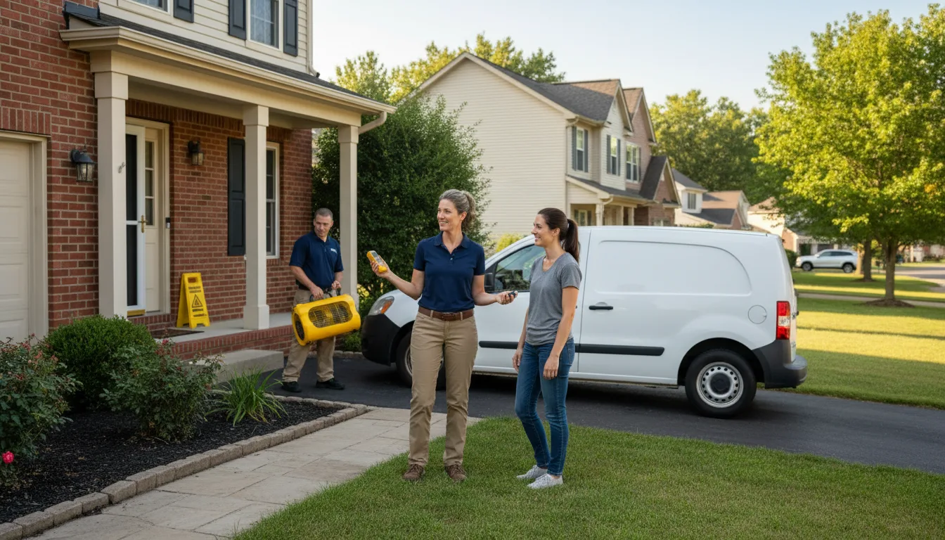 Water restoration image for Mildew Remediation in Trinway, OH